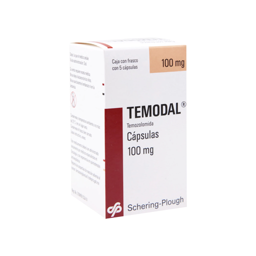 TEMODAL 100 mg 5 Cápsula(s)