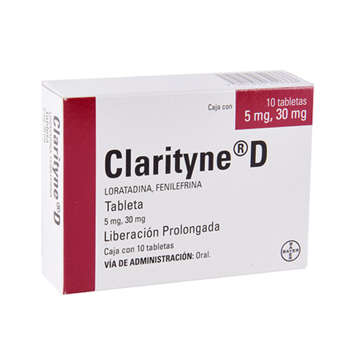 CLARITYNE D-NF 5/30 mg 10 Tableta(s)