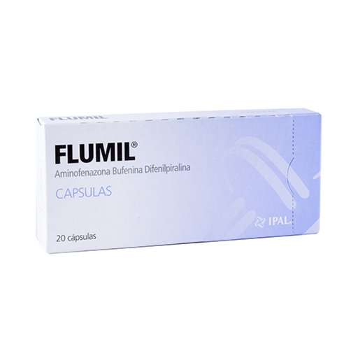 FLUMIL 40/1.5/1.5 mg 20 Cápsula(s)
