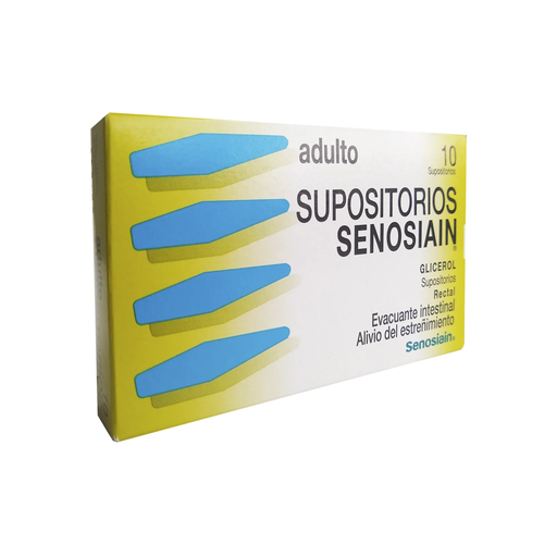 SENOSIAIN ADULTO 2.632 g 10 Supositorios
