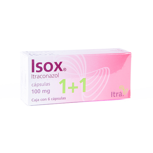 ISOX 100 mg 12 Cápsula(s)