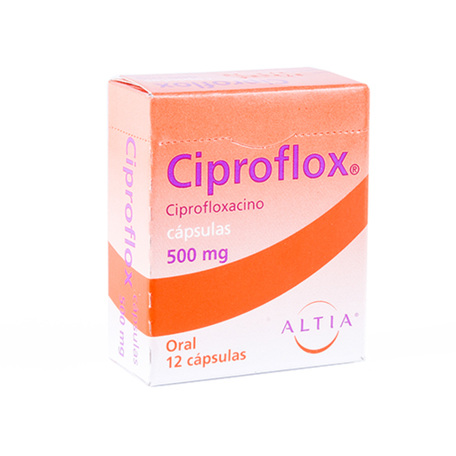 CIPROFLOX 500 mg 12 Cápsula(s)