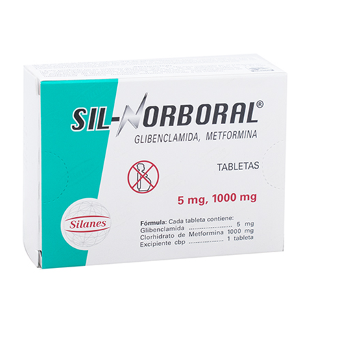 SIL NORBORAL 5/1000 mg 40 Tableta(s)