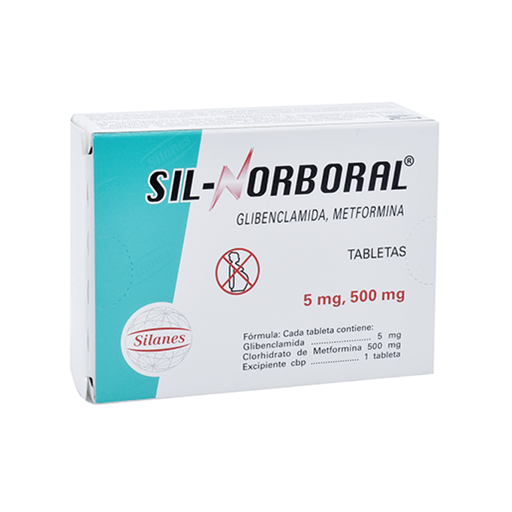 SIL NORBORAL 5/500 mg 40 Tableta(s)