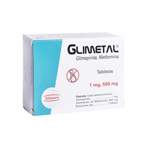 GLIMETAL 1/500 mg 32 Tableta(s)