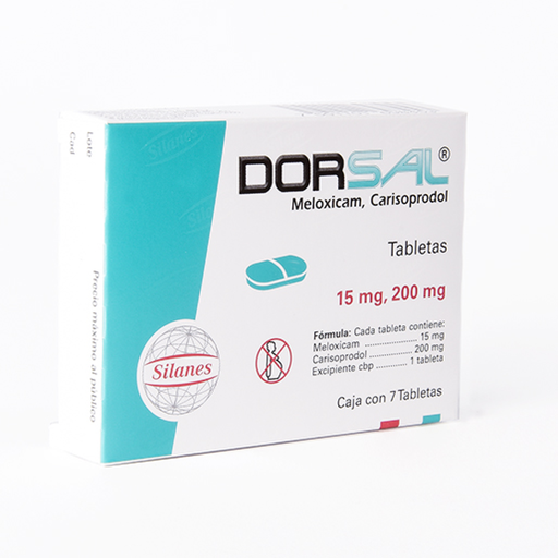 DORSAL 15/200 mg 7 Tableta(s)