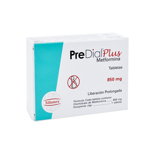 PREDIAL-PLUS LP 850 mg 30 Tableta(s)