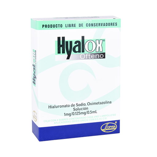 HYALOX 1/0.125 mg/.5 ml 20 Unidosis