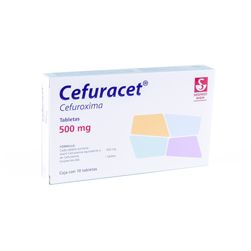 CEFURACET 500 mg 10 Tableta(s)
