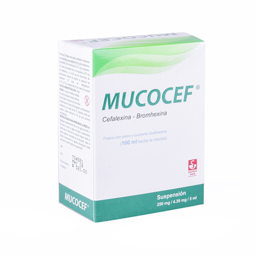MUCOCEF 250/4.39 mg/5 ml 100 Mililitro
