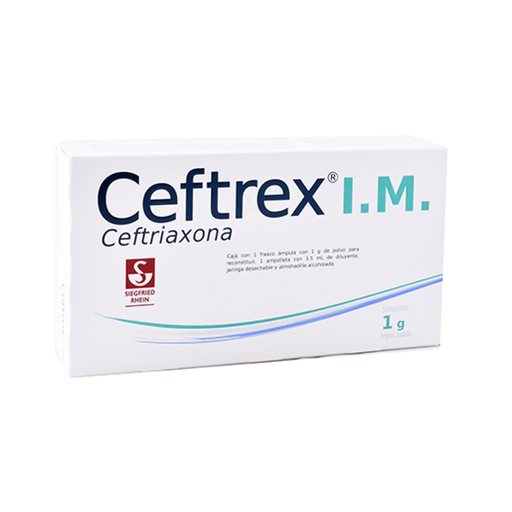 CEFTREX I.M. 1 g/3.5 ml 1 Frasco Ámpula