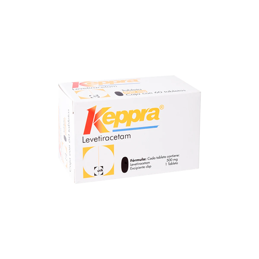 KEPPRA 500 mg 60 Tableta(s)