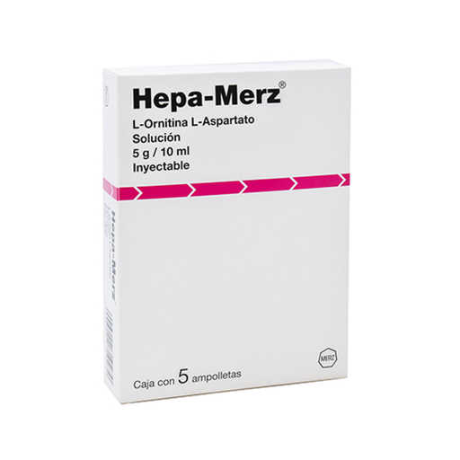 HEPA-MERZ 5 g 5 Ampolleta