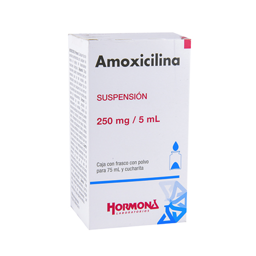 AMOXICILINA 250 mg/5 ml 75 Mililitro