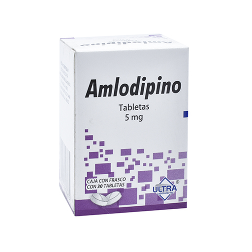 AMLODIPINO 5 mg 30 Tableta(s)
