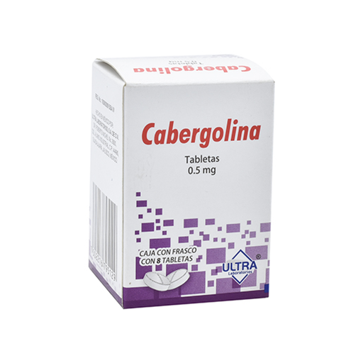 CABERGOLINA 0.5 mg 8 Tableta(s)
