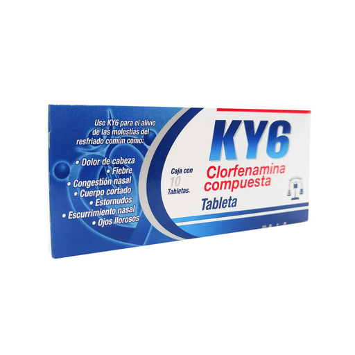 KY6 COMP 500/25/5/4 mg 10 Tableta(s)