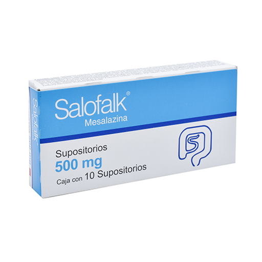 SALOFALK 500 mg 10 Supositorios