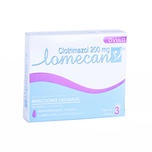 LOMECAN V 200 mg 3 Óvulo