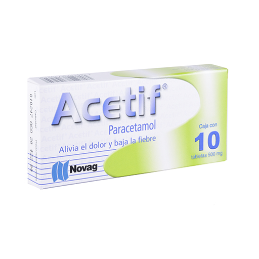 ACETIF 500 mg 10 Tableta(s)