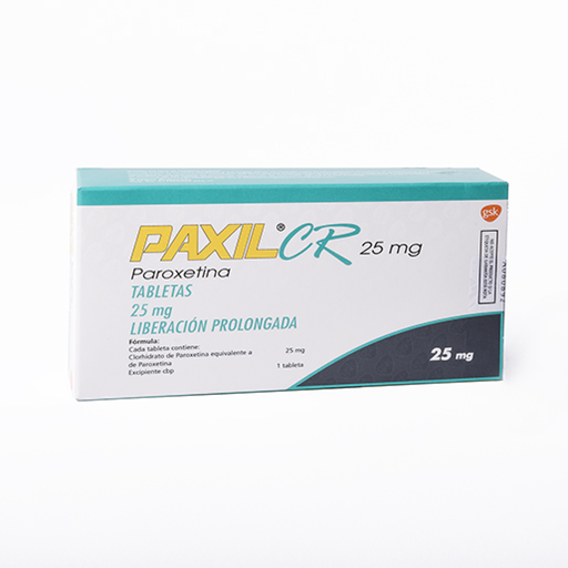 PAXIL-CR 25 mg 30 Tableta(s)