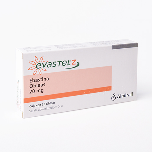 EVASTEL-Z 20 mg 30 Obleas