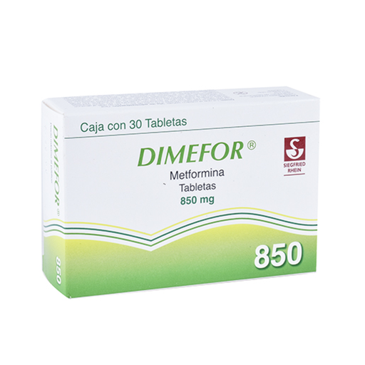 DIMEFOR 850 mg 30 Tableta(s)