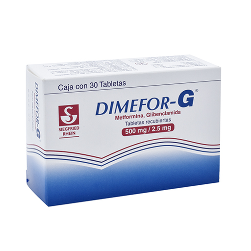 DIMEFOR-G 2.5/500 mg 30 Tableta(s)