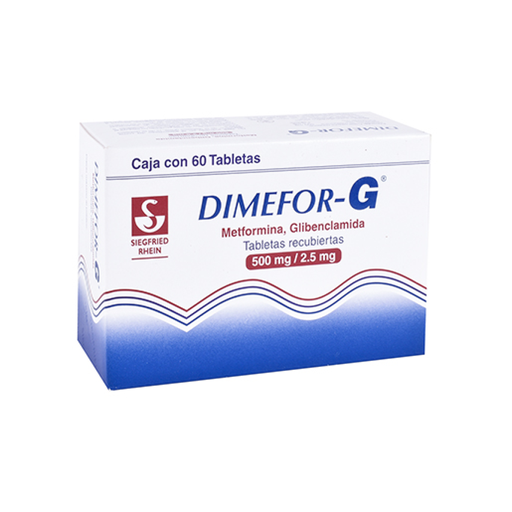 DIMEFOR-G 2.5/500 mg 60 Tableta(s)