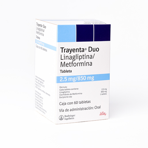 TRAYENTA DUO 2.5/850 mg 60 Tableta(s)