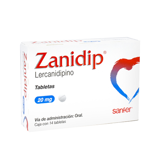ZANIDIP 20 mg 14 Tableta(s)