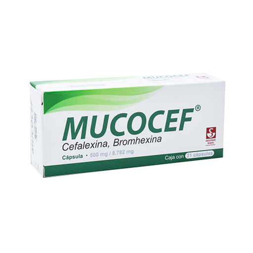 MUCOCEF 500/8.782 mg 21 Cápsula(s)