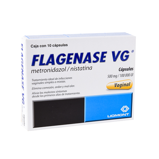 FLAGENASE VG 500 mg 10 Cápsula(s)