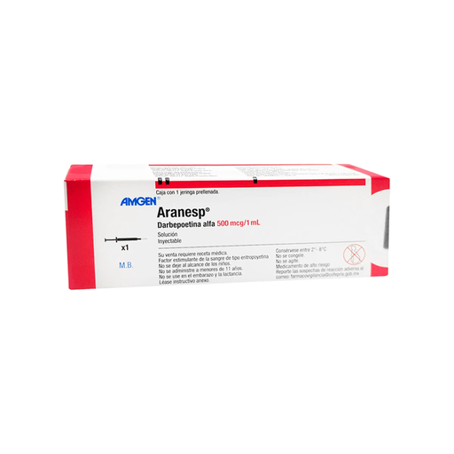ARANESP 500 mcg 1 Jeringa