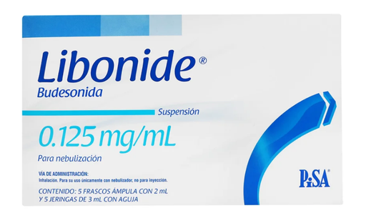 LIBONIDE 0.125 mg/2 ml 5 Frasco Ámpula