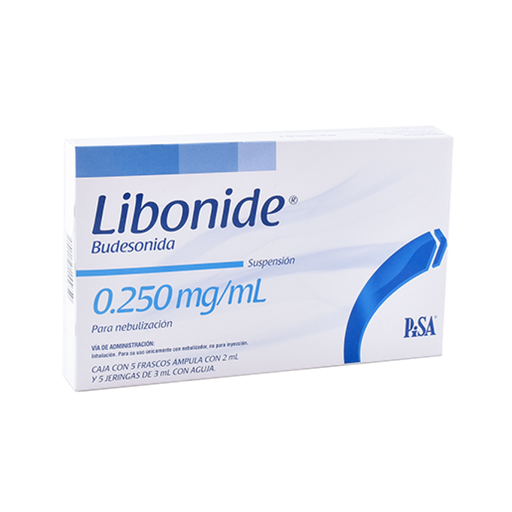 LIBONIDE 0.250 mg/2 ml 5 Frasco Ámpula