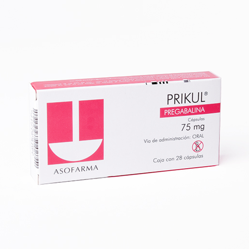 PRIKUL 75 mg 28 Cápsula(s)