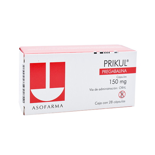 PRIKUL 150 mg 28 Cápsula(s)