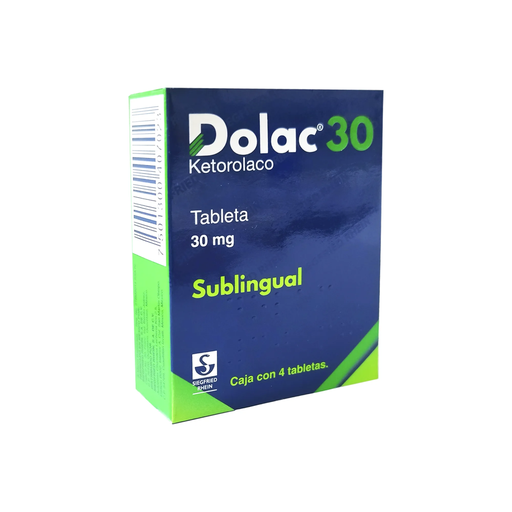 DOLAC - SUBLINGUAL 30 mg 4 Tableta(s)