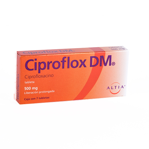 CIPROFLOX DM 500 mg 7 Tableta(s)