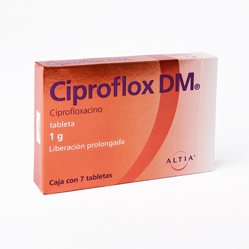 CIPROFLOX DM 1 g 7 Tableta(s)