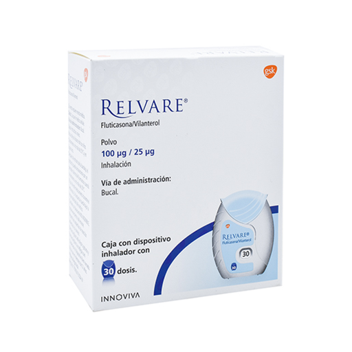 RELVARE 100/25 mcg 30 Dosis
