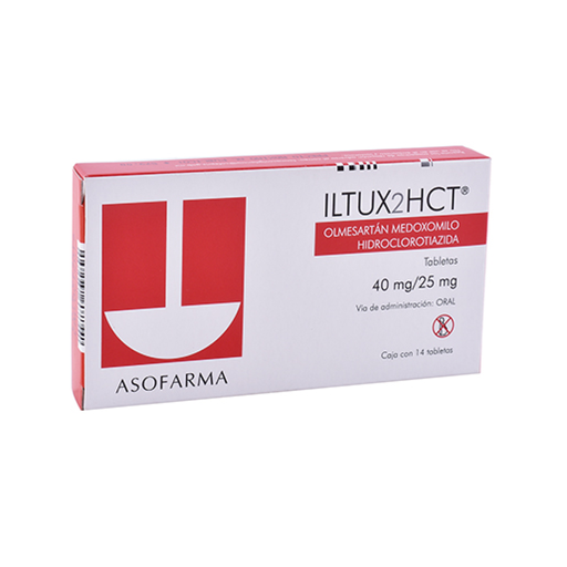 ILTUX2HCT 25/40 mg 14 Tableta(s)