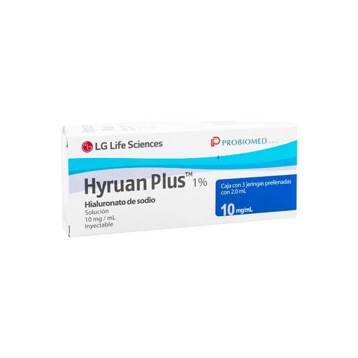 HYRUAN PLUS 10 mg 3 Jeringa