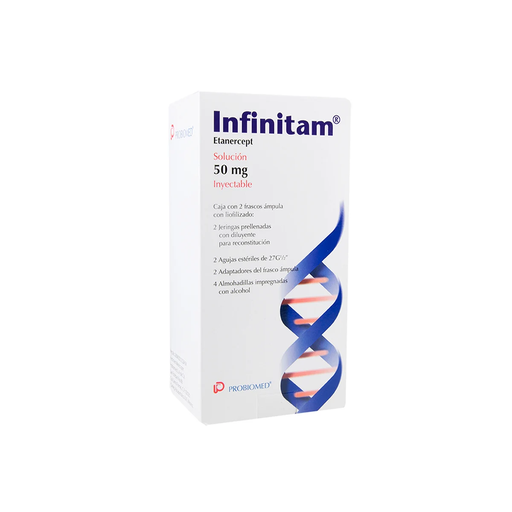 INFINITAM 50 mg 2 Frasco Ámpula