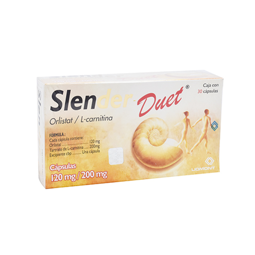 SLENDER-DUET 120/200 mg 30 Cápsula(s)