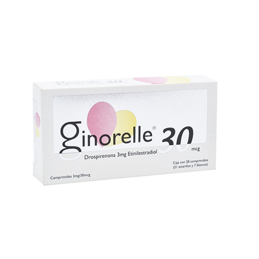 GINORELLE 3/0.03 mg 28 Comprimido(s)