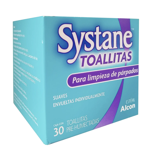 SYSTANE TOALLITAS PARA LIMPIEZA DE PARPADOS - 30 Toallitas Húmedas