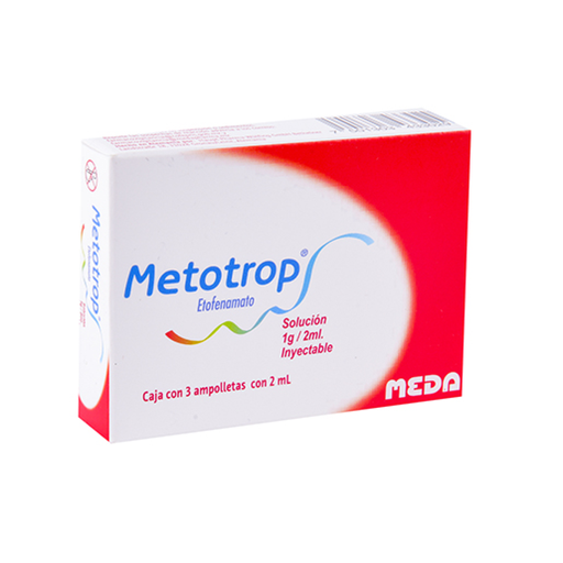 METOTROP 1 g 3 Ampolleta
