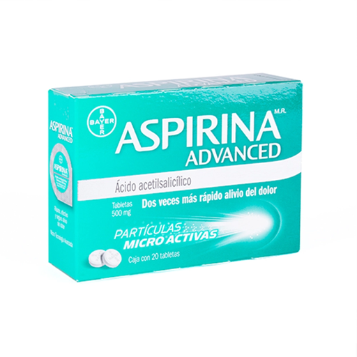 ASPIRINA ADVANCED 500 mg 20 Tableta(s)